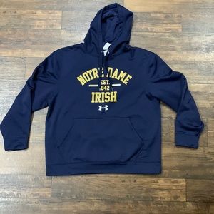 Large Under Armour Notre Dame sweatshirt